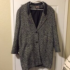 Vintage New York girl women coats size L